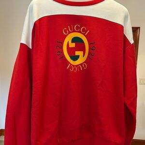 Men's Gucci interlocking G 1921 crewneck sweatshirt size XXXL made in Italy
